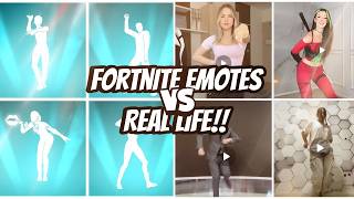 Fortnite Emote VS Real Life 🤩 [upl. by Adnahc]