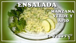 ENSALADA DE MANZANA VERDE Y APIO [upl. by Simonne]