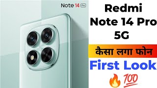 Redmi Note 14 Pro 5G First Look 🔥🔥 [upl. by Marielle]