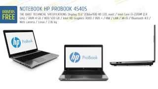 DriversFree HP ProBook 4540s specs amp video review [upl. by Zavras21]