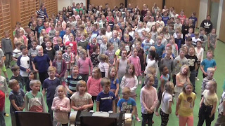 Eidsvoll Verk skole på Skolenes sangdag 2017 [upl. by Colvin]