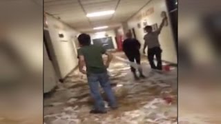 Students in Big Trouble after Trashing School in Over the Top Senior Prank [upl. by Shelia]