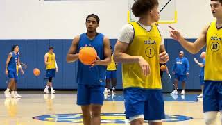 UCLA basketball practice video featuring defensive trapping drills 1029 [upl. by Gauthier807]