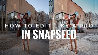 HOW TO EDIT LIKE A PRO IN SNAPSEED IN 7 STEPS [upl. by Bab391]