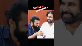 Some bondings are never end❤️ pspk saidharamtej mama alludu art trending janasena subscribe [upl. by Yaj]