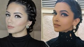 Dramatic Cat Eye Tutorial inspired by Deepika Padukone  Kaushal Beauty [upl. by Eilis]