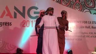 Arabic Dance By CA Students  Satsang 2K17 [upl. by Arytas623]