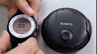 Suunto t3  t4  How to pair with GPS Pod [upl. by Ihdin]