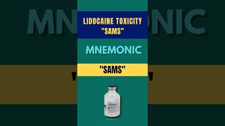 Lidocaine Toxicity Mnemonic shorts lidocaine toxicity academically [upl. by Rabjohn]