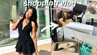 SHOPPING VLOG 🛍️ huge clothing haul fall essentials buying a new wardrobe  fit inspo [upl. by Munford]