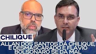 ALLAN DOS SANTOS DÁ CHILIQUE É DESMASCARADO E FLÁVIO BOLSONARO SE DÁ MAL [upl. by Nylarak895]