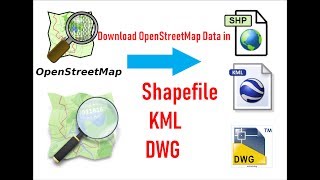 How to Download OpenStreetMap Data in shapefile KML or DWG [upl. by Certie645]