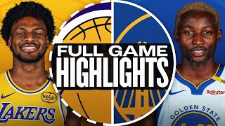 LAKERS at WARRIORS  NBA PRESEASON FULL GAME HIGHLIGHTS  October 18 2024 [upl. by Trocki378]