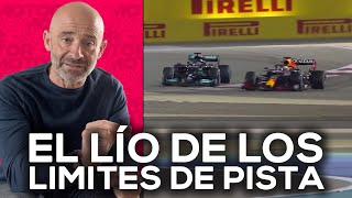 Hamilton Verstappen y el lío de los límites de pista  El Garaje de Lobato [upl. by Lennad]