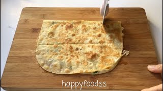 Tortilla veya lavaştan pratik gözleme  kahvaltılık tarifler [upl. by Vipul]