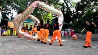 Dragon dance  the Kung Fu Corner [upl. by Dnalyag]