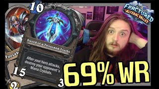 Elywnn Boar Rogue is a REAL DECK  69 WIN RATE w EZ TURN 7 SWORD COMBOS  Hearthstone [upl. by Duwe]