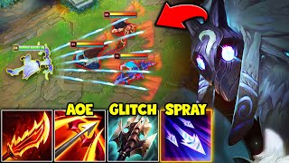 KINDRED BUT MY BUILD IS A LITERAL GLITCH EVERY Q SHOOTS 6 AUTO ATTACKS [upl. by Lynad]