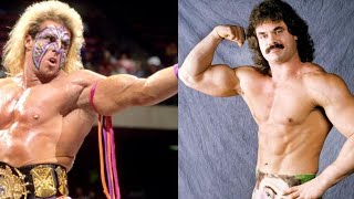 quotRavishing Rick Rude vs Ultimate Warrior  wrestlemania 5 [upl. by Norrag]