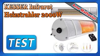 KESSER Infrarot Heizstrahler 2000W [upl. by Lubbi]