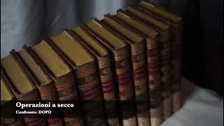 Biblioteca del Monastero di Santa Chiara a Napoli il restauro dei volumi [upl. by Tedie]