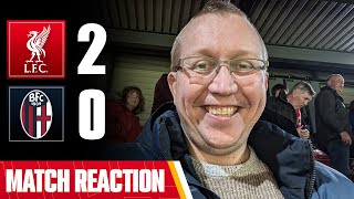 Mac Allister was MAGNIFICENT  Liverpool 20 Bologna  Pajaks Match Reaction [upl. by Atteyek606]