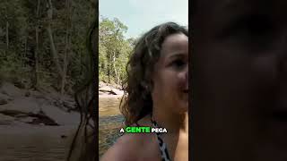 Descubra a Praia Secreta da Amazônia Areia e Cachoeira [upl. by Rema378]