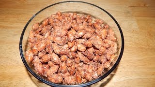 Candied Almonds Recipe  How to Make Glazed Nuts [upl. by Sharman]