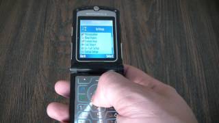 How To Master Reset A Motorola V3 Razr Cell Phone [upl. by Inanuah]