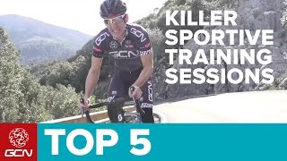 5 Killer Sportive Training Sessions  GCNs Cycling Tips [upl. by Enayd952]