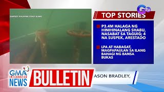 PCG  Lumubog na MTKR Jason Bradley may kargang diesel  GMA Integrated News Bulletin [upl. by Eixela]