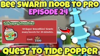 50 SUPER SMOOTHIES  Bee Swarm Simulator NOOB to PRO Episode 24 [upl. by Ayiotal600]