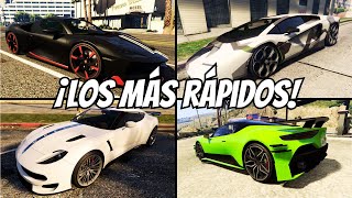 Los 10 Coches mas RÁPIDOS en GTA 5 Online ACTUALIZADO 2023 [upl. by Gravante607]