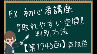 【第1746回の再放送】FX初心者講座『デイトレードで安全に取れやすい空間』を判別する方法（多分大分有料級）【2024年2月25日】 [upl. by Enileme]