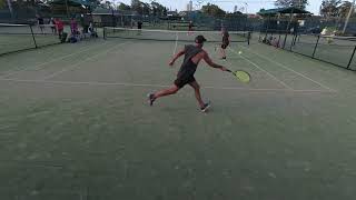 MENS DOUBLES  DIV 1   amp  v Michael amp Rocky [upl. by Engedi]