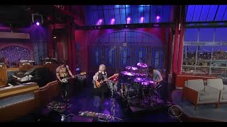 quotWhirringquot by The Joy Formidable on Late Show With David Letterman [upl. by Yrellam]