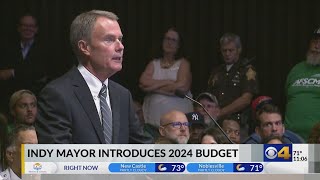 Indy mayor introduces 2024 budget [upl. by Quintin]