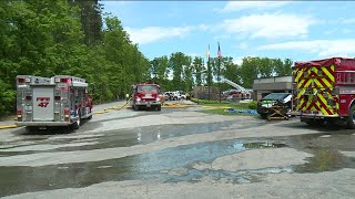 Chief calls fire at Goochland Industrial Park warehouse significant incident [upl. by Brittney598]