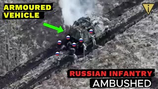 Ukraine’s SNIPER Team Sets Perfect Ambush Against Russian BTR82A Ambush Intense Combat Footage [upl. by Eul954]