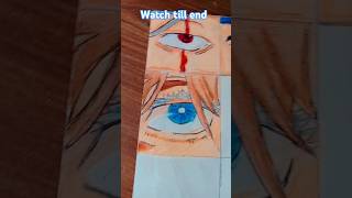 Gojo eye anime eye drawing challange 412trending viralshorts [upl. by Rose]