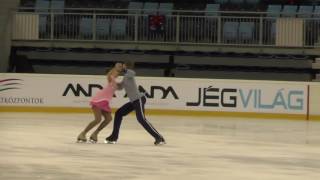 2016 Santa Claus Cup Ekaterina ANDREEVA  Ivan DESYATOV RUS  ID AN PD European Waltz [upl. by Ebsen538]