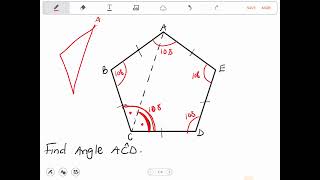 POLYGONAL ANGLES  SUM OF INTERIOR ANGLES [upl. by Genevieve113]