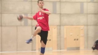 How To Jump and Shoot in Handball [upl. by Aruasi]