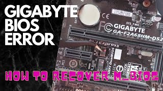 GIGABYTE DUAL BIOS CYCLIC REBOOT ERROR FIX  DIY Petz [upl. by Talia]