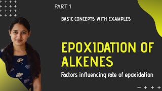 Epoxidation of alkenes  Peroxy acids  examples [upl. by Elyag]