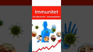 Immunitetni kotaruvchi mahsulotlar shorts shortvideo иммунитет immunity infection шамоллаш [upl. by Kushner534]