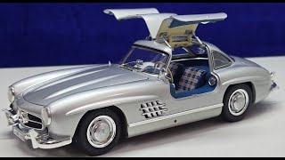 Unboxing amp Review  Mercedes SL 300 Coupe Gullwing 118 Diecast [upl. by Ziom]