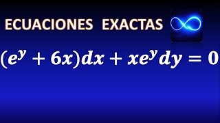 40 Ecuaciones diferenciales exactas ¿QUÉ SON Y CÓMO SE RESUELVEN [upl. by Neelra]