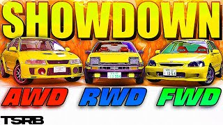 AWD vs RWD vs FWD  Which is the Best for Touge [upl. by Dmitri887]