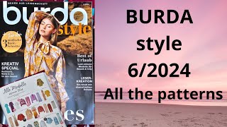 Burda 62024 full review NEW Burda Style All the patterns burdastyle sewingmagazine newburda [upl. by Edmonds770]